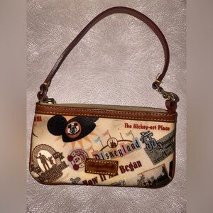 Dooney & Bourke Disney Parks Disneyland 55th ANNIVERSARY Wristlet Bag clutch